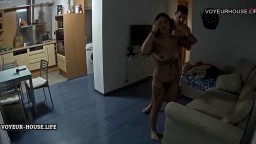 Reallifecam Carla and Yanai fuck on the sofa have oral sex and Yanai ejaculate in her mouths 22 Nov
